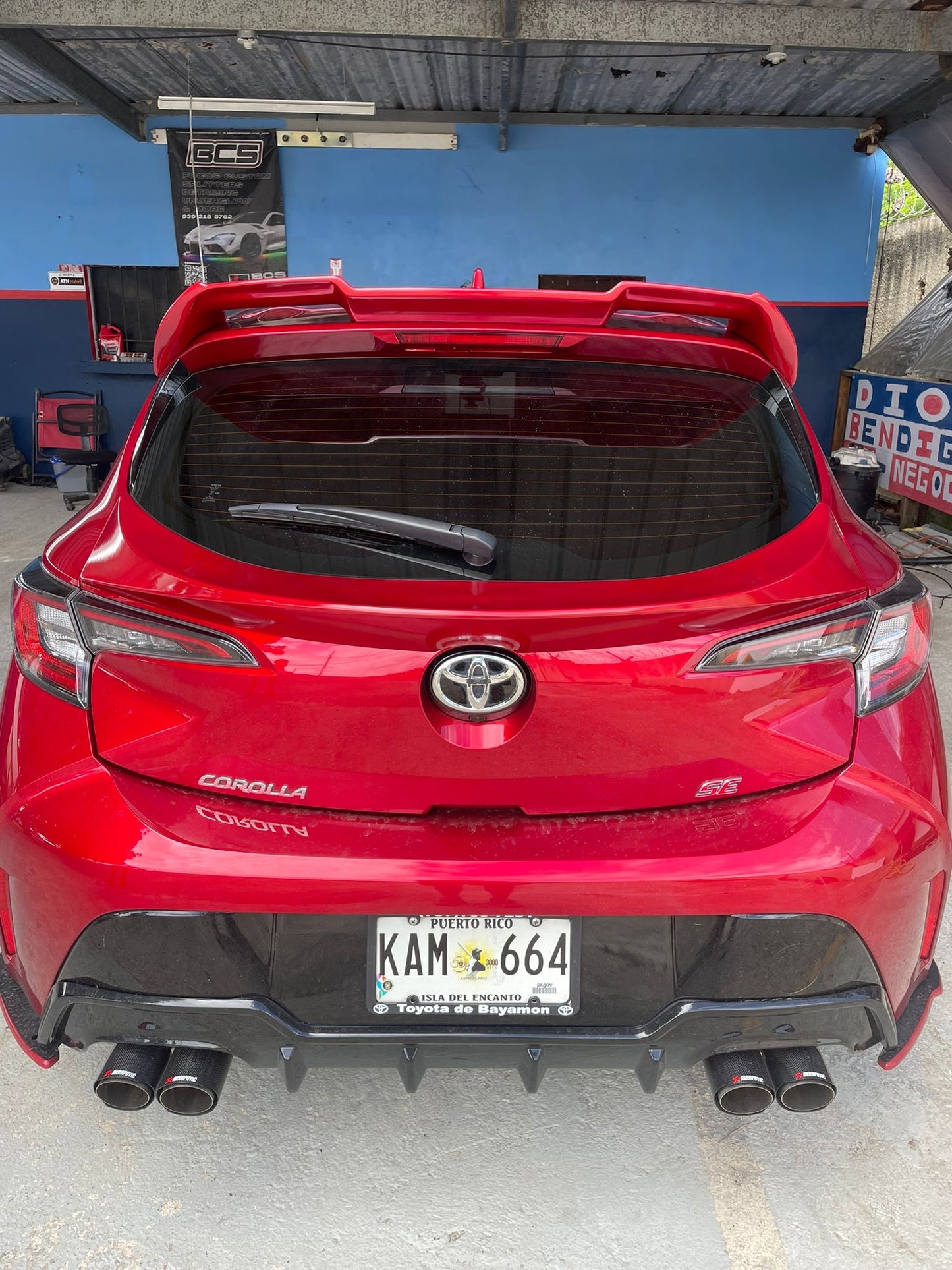 Toyota Corolla Hatchback Spoiler